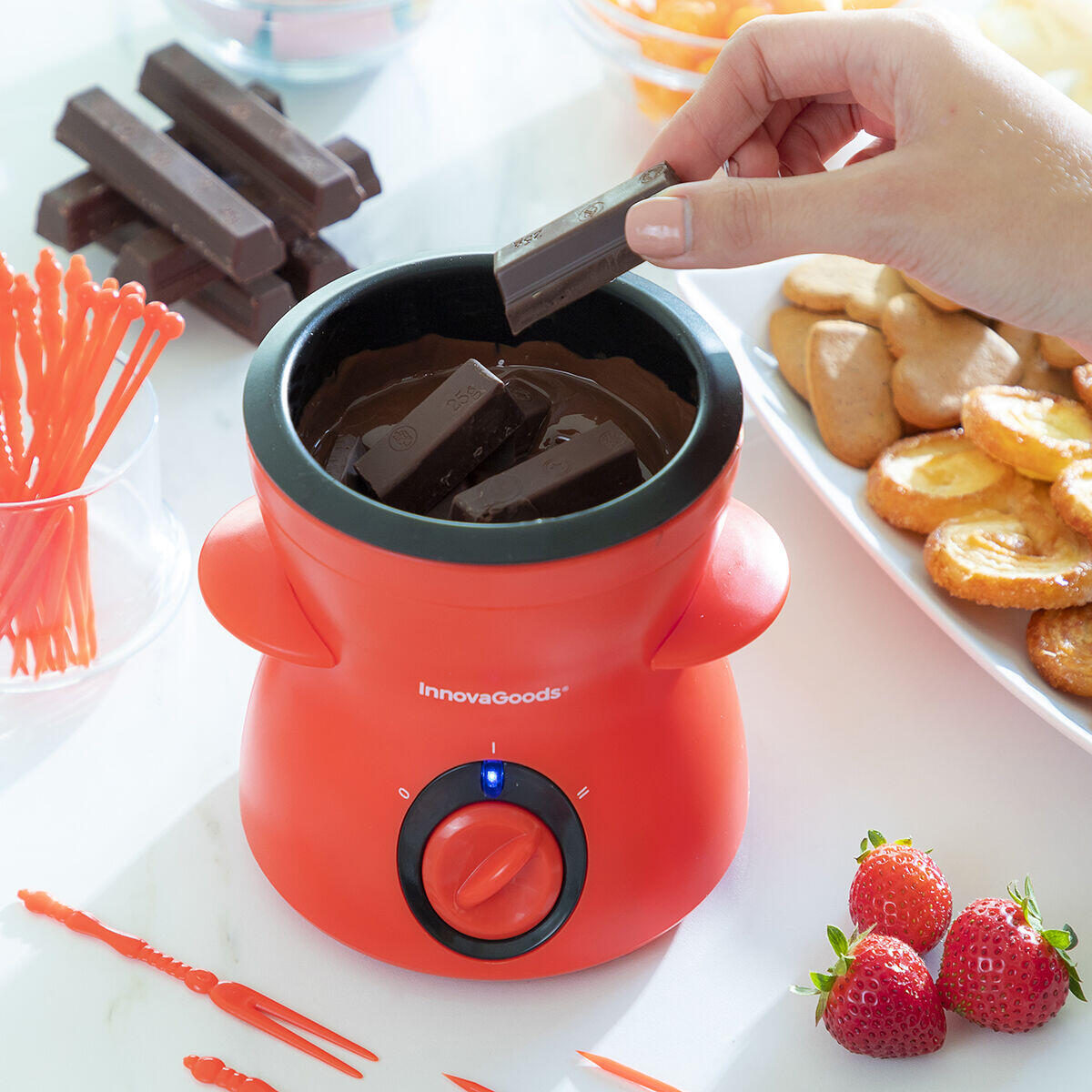 Fondue de Chocolate con Accesorios Fonlat InnovaGoods