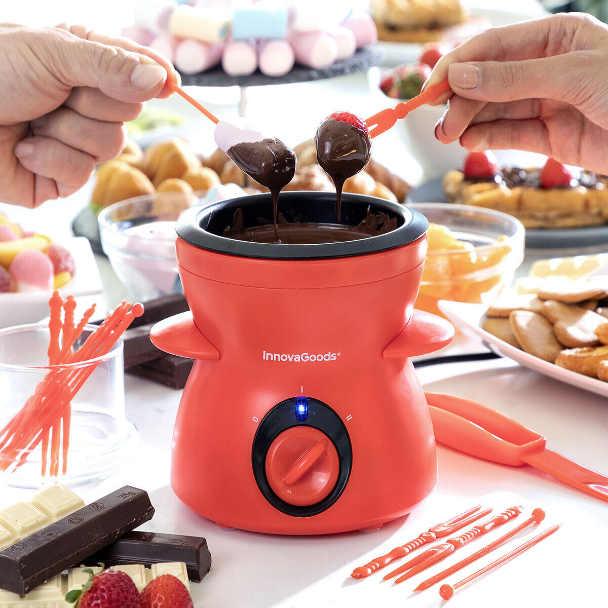 Fondue de Chocolate con Accesorios Fonlat InnovaGoods