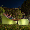 Sillón Hinchable con LED Multicolor y Mando Chight InnovaGoods