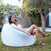 Sillón Hinchable con LED Multicolor y Mando Chight InnovaGoods