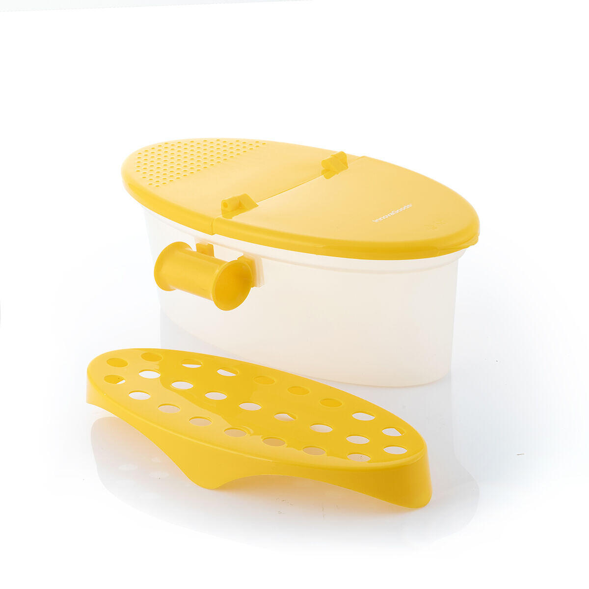 Cuecepasta para Microondas 4 en 1 con Accesorios y Recetas Pastrainest InnovaGoods