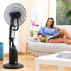 Ventilador Nebulizador de Pie con Mando a Distancia InnovaGoods Mistinn Negro 90 W 2,8 L